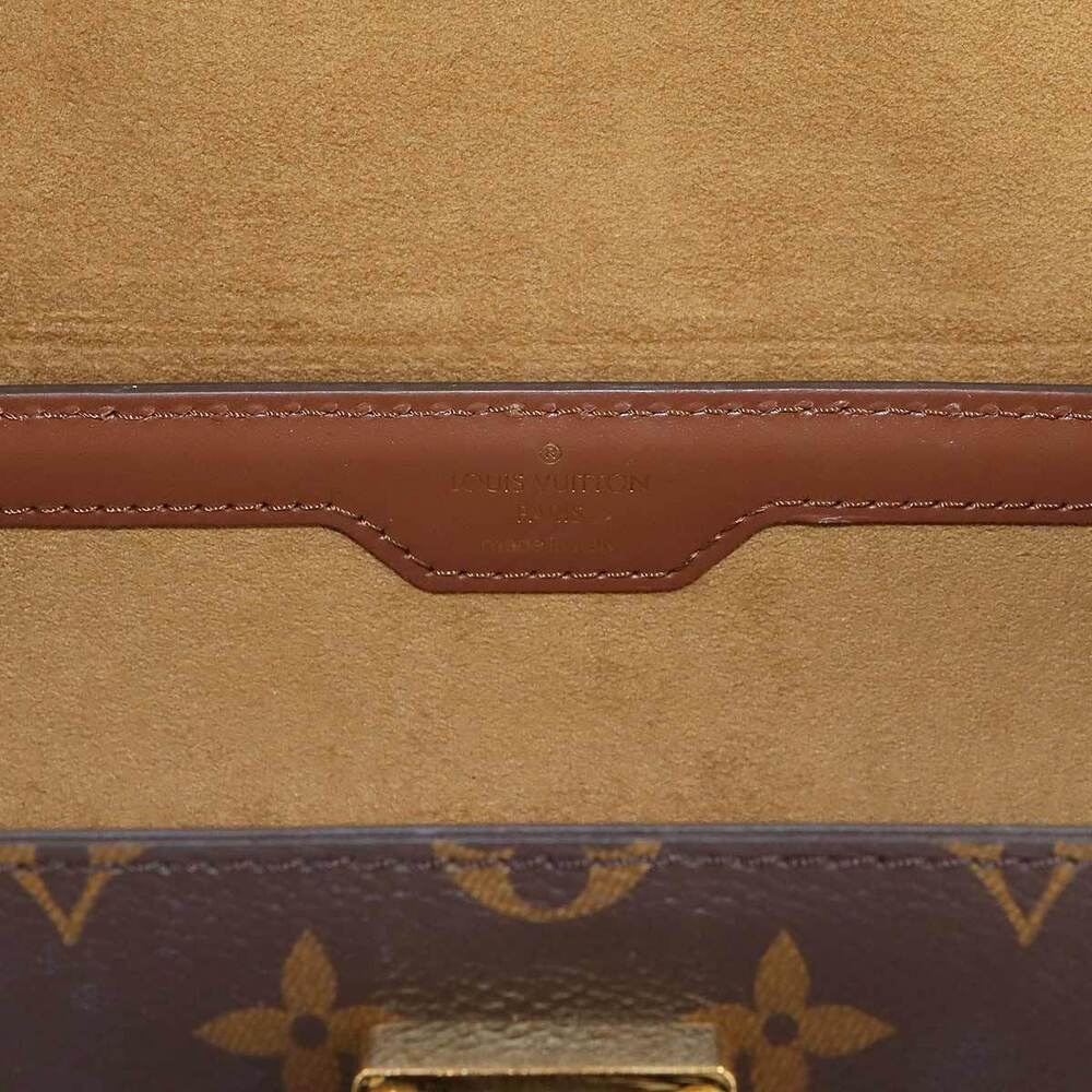 Louis Vuitton Monogram Leather Bag Trunk Shoulder Papillon Brown Brown - Picture 7 of 9